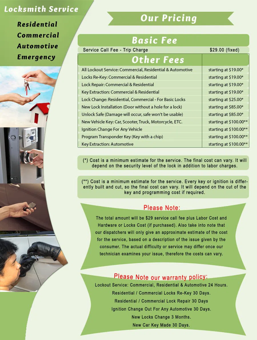 Bala Cynwyd PA Locksmith Store Bala Cynwyd, PA 610-347-8404 - price-list-c-22